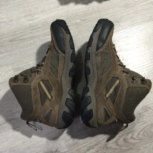 Teva Brown Men's Leather Lace Up Ankle Hiking Boots - Picture 4 of 7